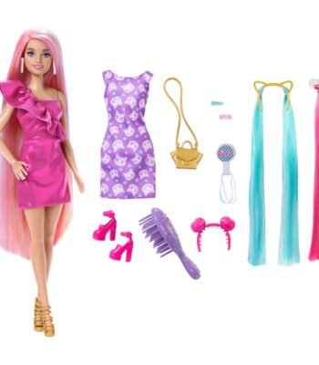 Barbie fun and fancy modepop complete set Barbie accessoires en kledingstukken