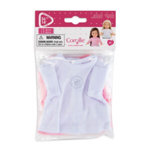 Verpakking met twee poppen T-shirts van Corolle voor 36 cm poppen