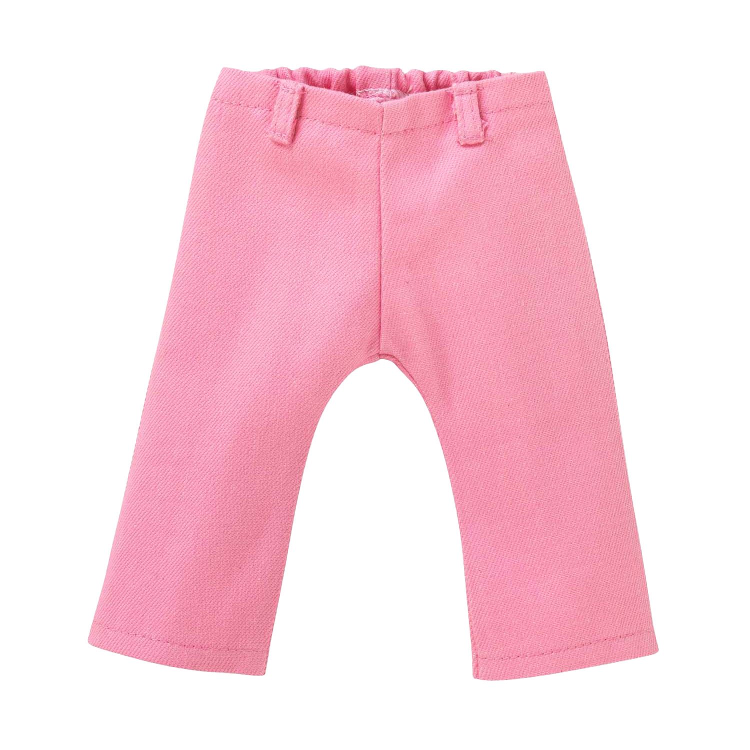corolle-roze-poppenbroek-met-riemlussen-katoen Corolle Roze jeans voor poppen van katoen met riemlussen voor modepoppen