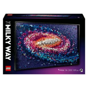 Doos Voorkant van LEGO Art The Milky Way met kleurrijk sterrenstelsel ontwerp