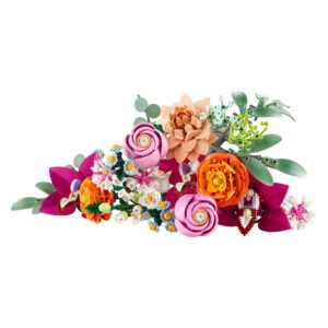 Vrolijk LEGO Botanical bloemenboeket met kleurrijke bloemen