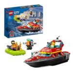 Lego City 60373 Reddingsboot Brand set met doos