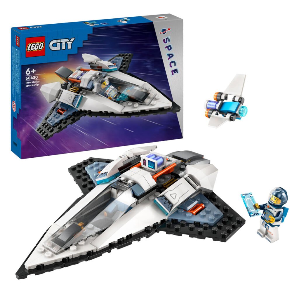 Lego City 60430 interstellair ruimteschip met minifiguur en verpakking