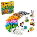 LEGO Classic 11034 creatieve huisdieren kleurrijke bouwstenen en dieren zoals kat, konijn en papegaai