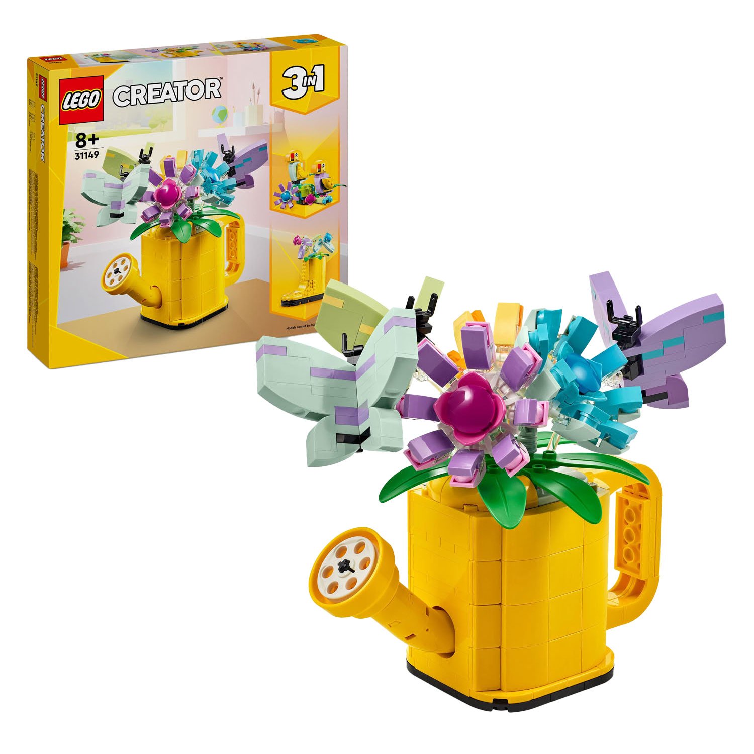 lego-creator-31149-bloemen-gieter-met-doos LEGO Creator 31149 bloemen in gieter vol bloemen en originele verpakking