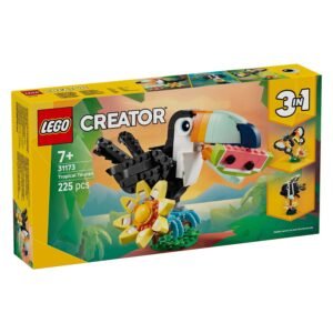 Verpakking van LEGO Creator 31173 Tropical Toucan set met 225 onderdelen