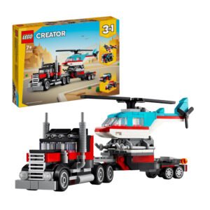 LEGO Creator 31146 Truck met helikopter set inclusief verpakking met truck en helikopter