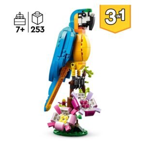 LEGO Creator papegaai model met 253 stenen voor kinderen vanaf 7 jaar
