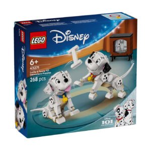 Voorkant van de LEGO Disney 101 Dalmatiërs Lucky & Penny set