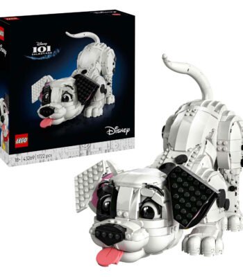 LEGO Disney 43269 101 Dalmatiërs Puppy bouwset met liggende puppy en productdoos