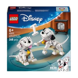 LEGO Disney 101 Dalmatiërs Lucky en Penny bouwset doos met 268 stenen