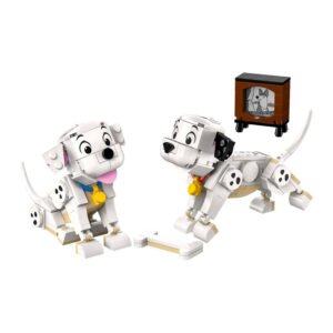 LEGO Disney 101 Dalmatiërs pups Penny en Lucky met bot en televisie accessoire