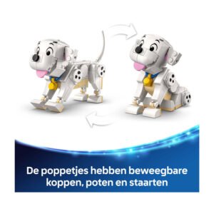 LEGO Disney Dalmatier figuurtje met beweegbare kop, poten en staart