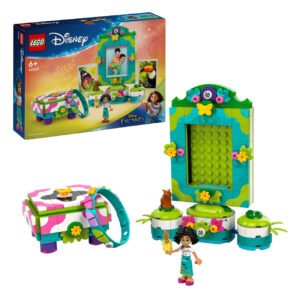 LEGO Disney 43239 Mirabels fotolijstje en sieradendoos set met verpakking en creatieve accessoires