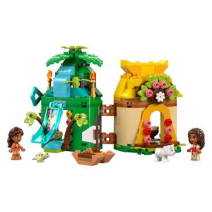 LEGO Disney Moana 2 eilandhuis en figuren in close-up