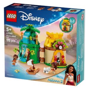 Voorzijde verpakking LEGO Disney Moana 2 eiland speelset