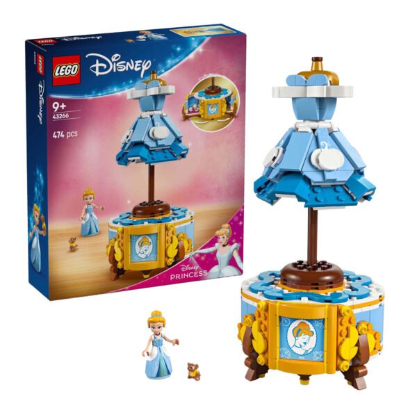 LEGO Disney Princess De Jurk van Assepoester bouwset met draaiend display en minifiguur