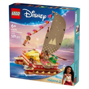 Voorkant doos van LEGO Disney Moana avonturenkano set 43270