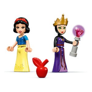 LEGO Disney minifiguren van Sneeuwwitje en de boze koningin met accessoires