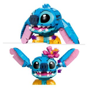 LEGO Disney Stitch met draaibaar hoofd en verstelbare oren