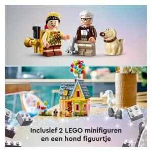 LEGO Disney Up set met Carl, Russell en hond Dug minifiguren