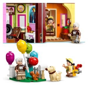 LEGO Disney UP mini-interieur met Carl, Russell en kleurrijke ballonnen