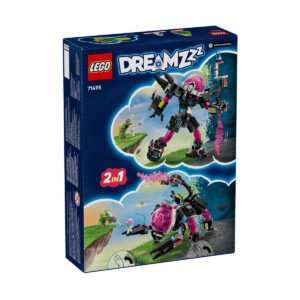 LEGO Dreamzzz 71495 bouwset met 2-in-1 robot op doos achterkant