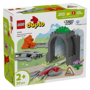 LEGO DUPLO 10425 doos voorzijde van trein tunnel en rails uitbreidingsset