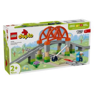 LEGO DUPLO 10426 treinbrug en spooruitbreidingsset in originele verpakking voorzijde