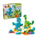 LEGO DUPLO 10451 3-in-1 dinosaurussen op wielen 10451 doos met kleurrijke dinosaurussen en blokken