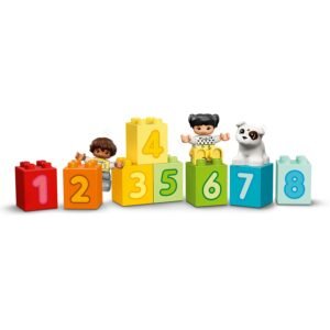 LEGO DUPLO cijfers 1 tot 8 met kinderen en hond