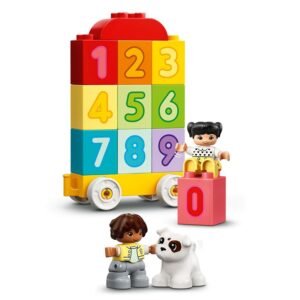 LEGO DUPLO kleurrijke cijfermuur 0 tot 9 met poppetjes
