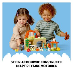Kinderen ontwikkelen fijne motoriek met LEGO DUPLO boerderijset