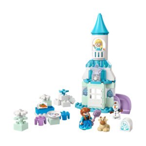 Overzicht van LEGO DUPLO Frozen kasteel en accessoires
