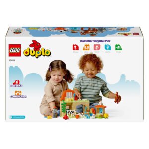 LEGO DUPLO boerderijset 10416 doos achterkant voor educatief speelplezier