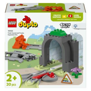 LEGO DUPLO doos met trein tunnel en rails uitbreidingsset 10425