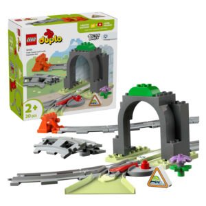 LEGO DUPLO Town 10425 treintunnel en rails uitbreidingsset met doos en accessoires