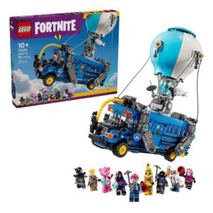 LEGO Fortnite 77073 Battle Bus set met doos en tien minifiguren