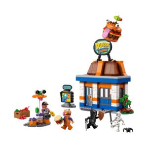 LEGO Durr Burger set compleet met accessoires en Fortnite figuren
