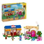 LEGO Animal Crossing 77050 Nooks hoek en Rosies huis set met verpakking en opstelling