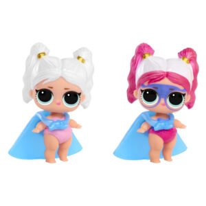 L.O.L Surprise poppen met superheld cape en kleurrijke make-over