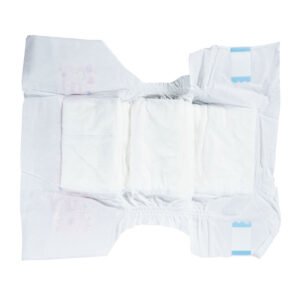 new born baby Opengevouwen babyluier met absorberende kern en tape