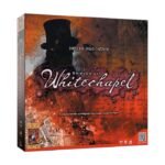 Doos van het bordspel Brieven uit Whitechapel met mysterieuze silhouet van Jack the Ripper 999 Games Brieven uit Whitechapel Bordspel