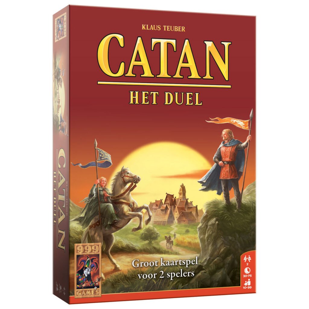 Catan Het Duel kaartspel voor 2 spelers van 999 Games met middeleeuws thema 999 Games Catan - Het Duel Kaartspel