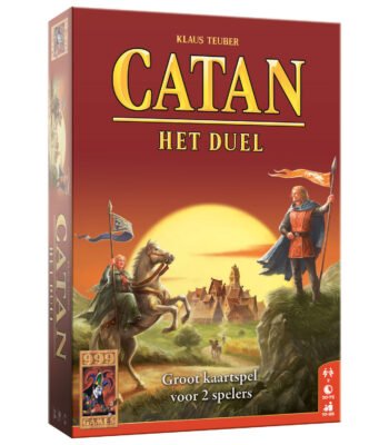 Catan Het Duel kaartspel voor 2 spelers van 999 Games met middeleeuws thema 999 Games Catan - Het Duel Kaartspel