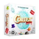 Cortex Challenge 2 bordspel doos met kleurrijke hersenillustratie en spelelementen op witte achtergrond