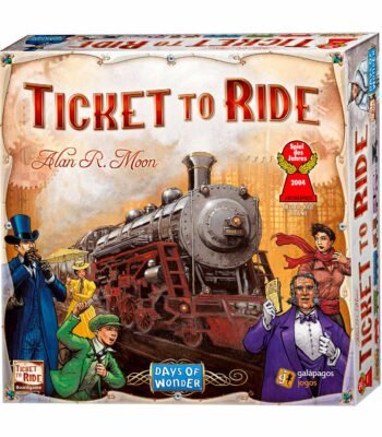 Ticket to Ride bordspel doos met klassieke treinillustratie Ticket to Ride USA Bordspel