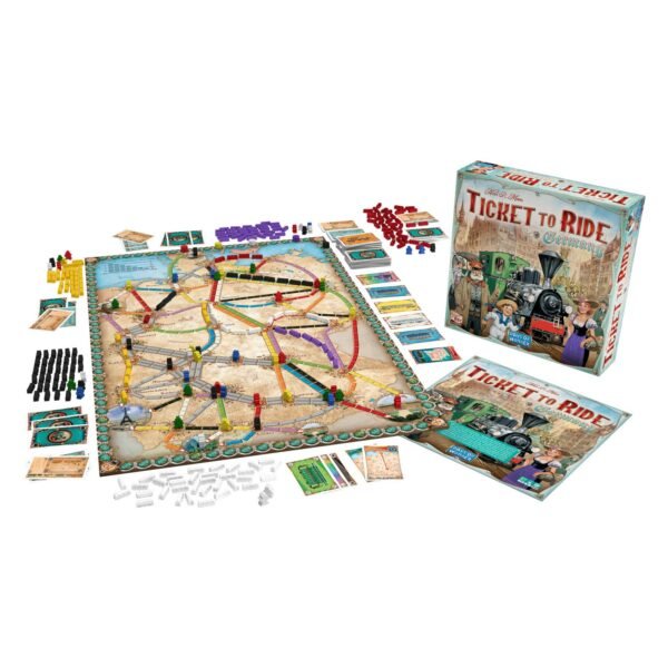 Complete Ticket to Ride Germany set met speelbord, kaarten en speelstukken Ticket to Ride - Germany Bordspel