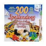200 spellendoos met dobbelstenen, pionnen en speelstukken voor het hele gezin Clown Games Spellendoos NL/FR, 200dlg.