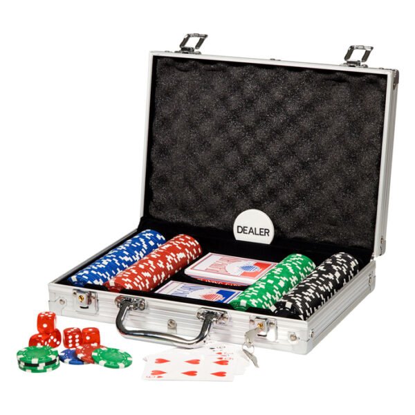 Clown Games Poker Set in Aluminium Koffer, 202dlg.